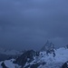 Foto vom zweiten Besteigungsversuch am 2./3.8.2013:<br /><br />Schlechtwetterfront über dem Matterhorn / Monte Cervino (4477,5m).