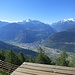 Sicht vom Fuxtritt in die Walliser Alpen