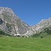 La Wanghütte, avec le col de Juchli derrière