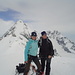 Angelika und ich am Gipfel der Suldenspitze.