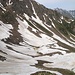 Nevai/Ghiacciaio salendo la Val Cavagnolo