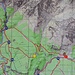 Übersicht Erlebnispfad Champlönch mit Alp Grimmels für Murmeltierbeobachtung, Infos auf der [http://www.nationalpark.ch/go/de/besuchen/kinderangebote/ Homepage Nationalpark]