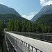 Die Brücke über den Inn bei Scuol nach Gurlaina