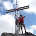 am 13. Juli 2013 eingeweiht, das Gipfelkreuz - glücklich sind wir, hier hin gelangt zu sein