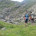 In salita verso l'Alpe di Piotta