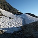 Schneefelder auf 2400 m Höhe.