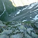 Hier führt der Weg hinunter zum Chalchtalfirn.