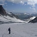 Weg zurück über den Tiefengletscher.