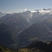 Grand Combin, Forclaz, Glacier du Trient, Aiguilles du Tour, d'Argentière et de Chardonnet