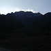silhouette du Mont Vélan dans la pénombre du matin
