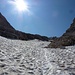großes Schneefeld im Val di Tita