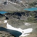 Gipfelblick auf Jöriseen und See 2800m