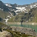 Finstertaler Stausee, im Tal geradezu verläuft der Aufstieg