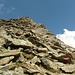 Sulzkogel, Südgrat beim Abstieg