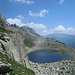 il bel lago Bergsee e la capanna