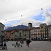 Corona di Pinz von der Piazza Grande in Locarno aus gesehen (etwas links vom Turm)