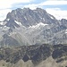 Mont Vélan et juste en-dessous moraines du Glacier des Proz et Tête Grise (Col d'Hannibal)