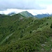 Der weitere Gratweg mit Monte Saccarello im Hintergrund