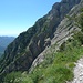 Sentiero degli Alpini durch die Felsfluchten des Monte Toraggio