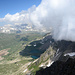 i laghi del Boden e le nuvole che arrivano dalla Val Maggia