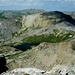 In basso il Colle Scaletta ed il Lago Mediano di Roburent