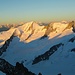 Aufstieg - die ersten Sonnenstrahlen über dem Wannenhorn
