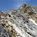 auf dem Gipfelgrat (zw P3058 und Piz Tumpif P3101), leichte Kraxelei 