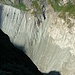 Vom Glacier de Zinal hinterlassene Moränen