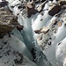 Mini-Gletscherspalte.