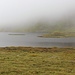 Auf dem Rückweg vom Knivskjelodden - Unterwegs passieren wir den nebelverhangenen See Knivskjelvatna (144 m).