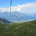 In Sessellift & Gondel hinab nach Wangs ( 499m )