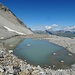 Val Lischana: Das kleine Gletscherseelein des winzigen Vadret da Lischana.