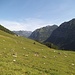 Blick durchs Saminatal hinaus zum Drei-Schwestern-Kamm