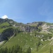 Rappenstein, der Anstiegsweg ist gut zu sehen