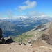 Panorama dalla vetta verso St Moritz e l'Engadina