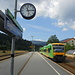 Einfahrende Waldbahn nach Spicak in Bayerisch Eisenstein