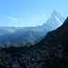 Zermatt bereits im Schatten 