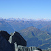 Fantastischer Blick nach Südwesten, Sichtweite über 100 km in die Dolomiten!