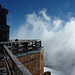 Wolkenstimmung auf der höchsten Hütte Österreichs (3451m).