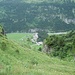 Blick von der Alp Zingel auf das Dorf Urnerboden.