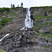 Wasserfall am Aufstiegsweg zur Memminger Hütte.