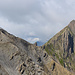 Blick zur Parseier Scharte (2.604 m). Bevor wir die erreichen...