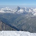 tief unten im Tal: Zermatt ...