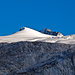 Rückblick. Grand Cornier NW-Grat, Bouquetins und Glacier de Moiry.