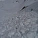 Grosse avalanche de fond en montant à la Stüdlhütte