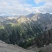 Die Berge rund um die Parseierspitze (in Wolken)