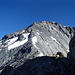 Blick vom nördlichen Eigerjoch hoch zum Eiger Gipfel