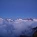 Monte Rosa und Mischabel über den Wolken