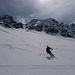 Sulzschnee und Ski