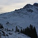 Foto von 1. Besteigungsversuch und vom HIKR-Treff 23./24.10.2010:<br /><br />Wintereinbruch am HIKR-Treff. Sicht hinauf zum Schonegglipass (Bannalper Schonegg; 2250m), auf den Hasenstöck (2720m) und Ruchstock (2814m).
